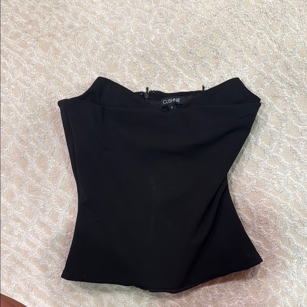 Cushnie Elegant Black Bustier